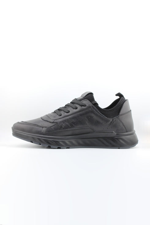 DFC Relax Men Perforated Leather Low-Top Sneakers